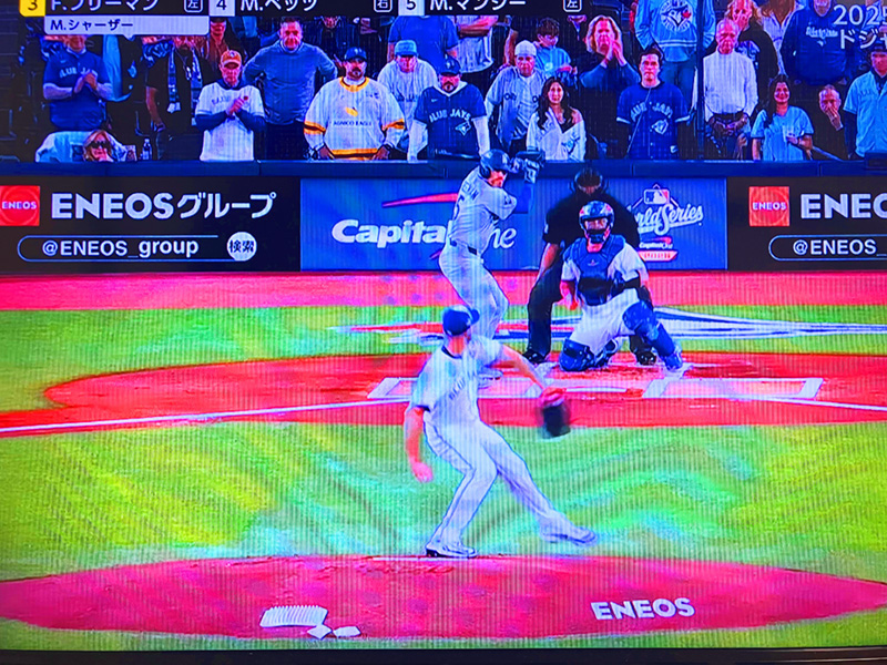 MLBの中継画面